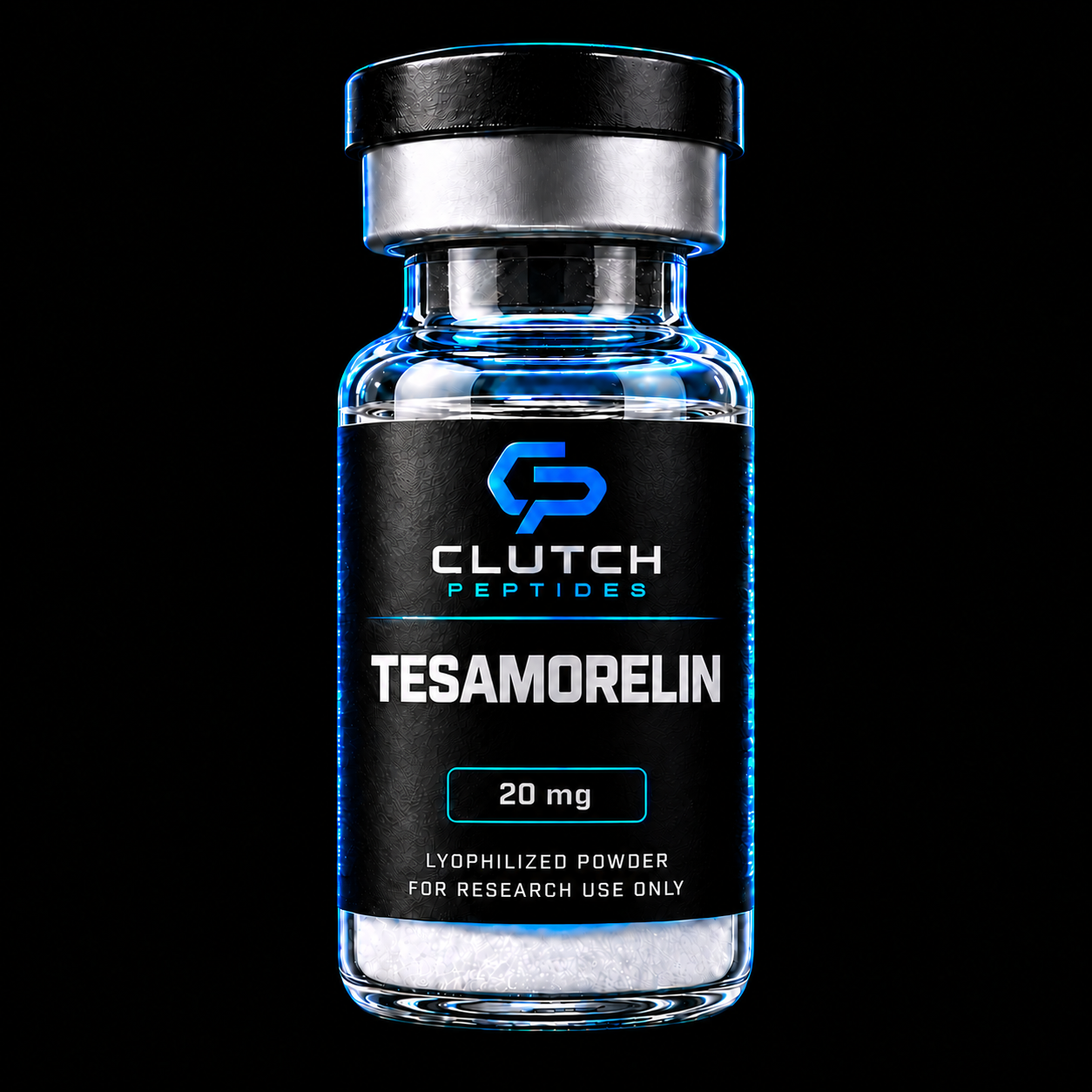 Clutch Peptides Tesamorelin 20 mg vial